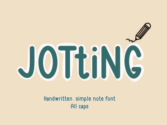 Adding a Personal Touch with the Jotting Handwritten Font
