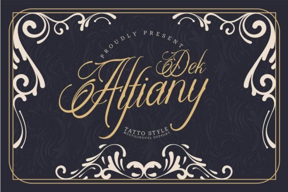 Alfiany Dek: A Font for Polishing Your Business Brand