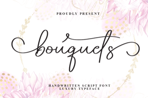 Bouquets: A Contemporary Calligraphic Font for Editorial Storytelling