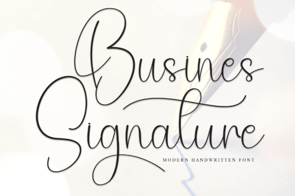 Busines Signature: A Font That Adds a Personal Touch to Digital Design