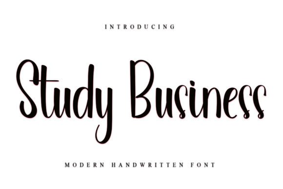 Choosing Study Business: My Favorite Handwritten Font for Branding