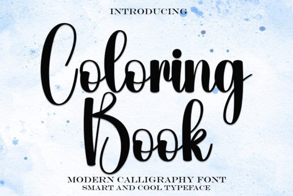 Coloring Book: The Handwritten Font for Elegant Branding