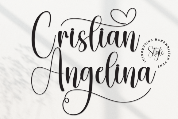 Cristian Angelina: The Elegant Script Font for Your Brand’s Signature Style