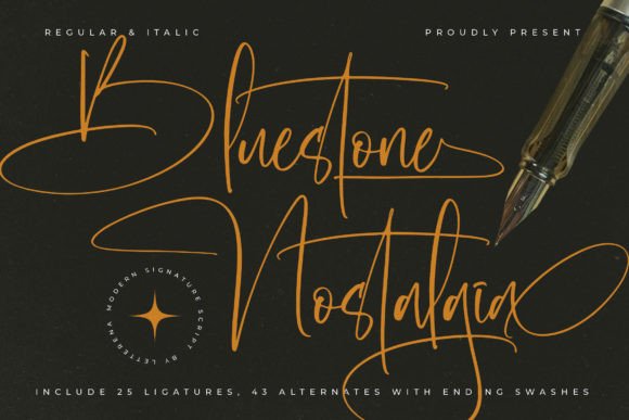 Elevating Editorial Design with the Bluestone Nostalgia Font