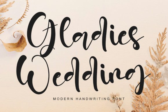 Gladies Wedding: The Creative Font for Makers & Sellers