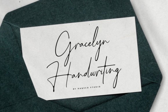 Gracelyn Handwriting: A Modern Script Font for Editorial Design