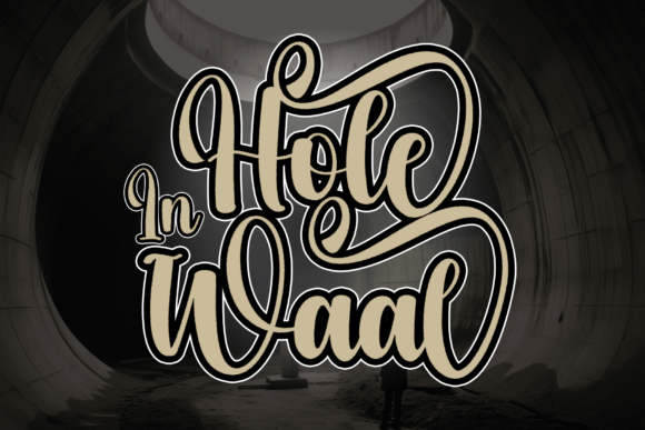 Hole in Waal: A Charming Font for Sophisticated Branding