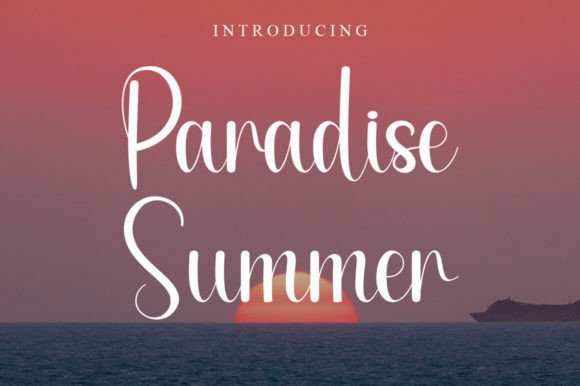 Introducing Paradise Summer: The Handwritten Font for Crafters