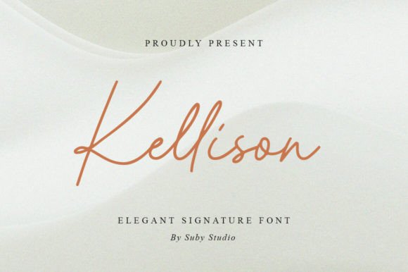 Kellison: The Signature Script Font for Digital Branding