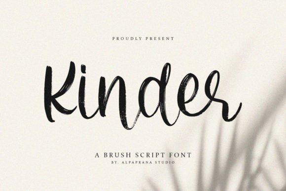 Kinder: A Script Font for Digital Brand Personality