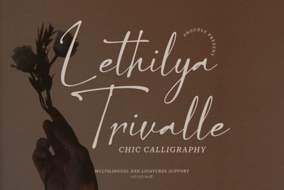 Lethilya Trivalle: The Casual Chic Font for Your Business Brand