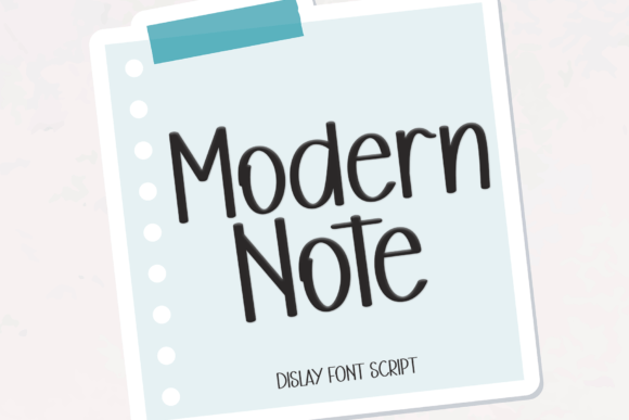 Modern Note Font: A Handwritten Tool for Marketers