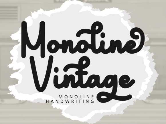 Monoline Vintage: A Font That Makes Campaigns Feel Human