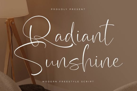 Radiant Sunshine: A Luxury Script Font for Your Brand Identity