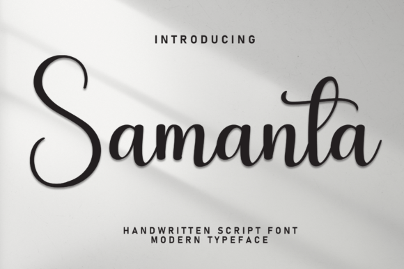 Samanta: A Charming Handwritten Font for Online Brands
