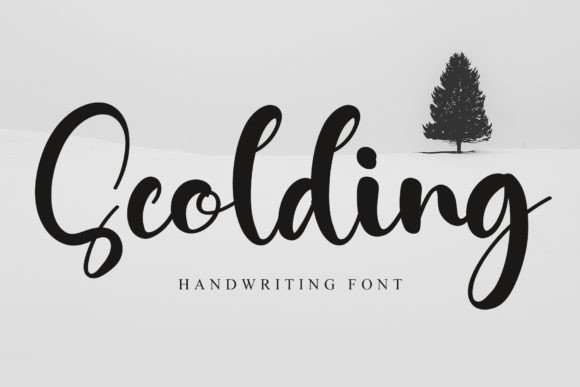 Scolding Font: Adding Bold Power to Your Brand Identity