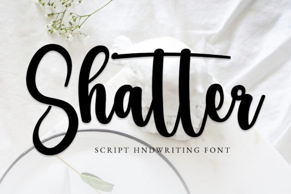 Shatter: A Dainty Script Font for Elegant Brands