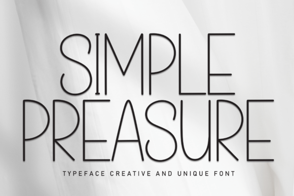 Simple Preasure: A Font for Crafting Authenticity