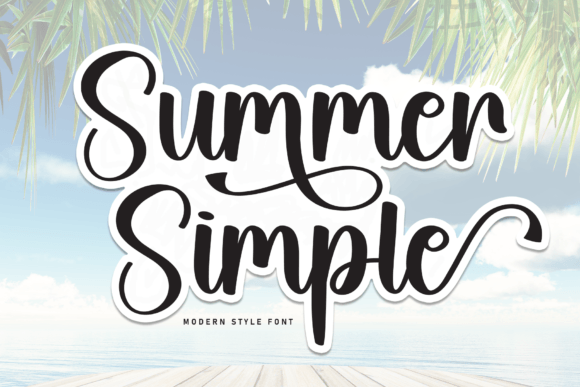 Summer Simple: A Handwritten Font for Handmade Stories