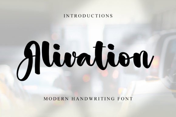 The Alivation Font: A Modern Handwritten Typeface for Scroll-Stopping Content