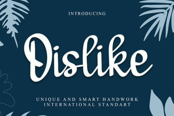 The Dislike Font: An Editorial Companion for Distinctive Charm