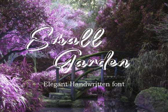 The Small Garden Font: A Refined Script Typeface for Digital Branding