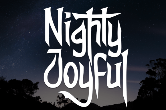 Using Nighty Joyful in a Real Branding Project