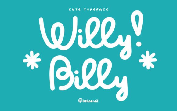 Willybilly: A Whimsical Web Font for Digital Storytelling
